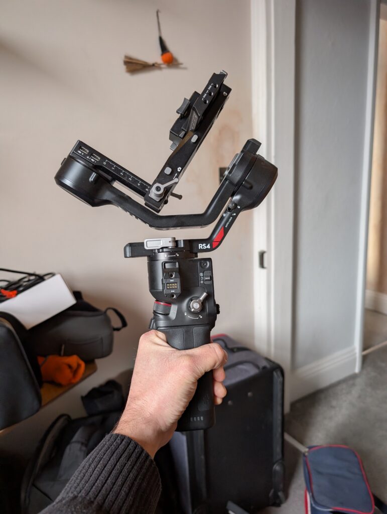 The DJI Ronin RS4 to produce mobile first social media video can shoot natively in 9:16 orientation