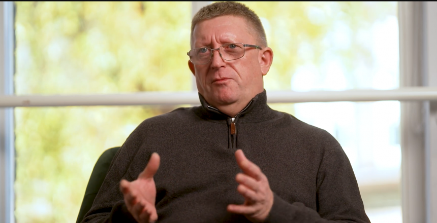 Care Recruitment Video Production Case Study. Image from documentary style video for Leeds based NCCN